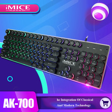 IMICE 104 Keys Wired USB LED Backlit  Gaming Keyboard With Russian Sticker Frosted keycap for Desktop Laptop DOTO&LOL Gamer 2024 - buy cheap