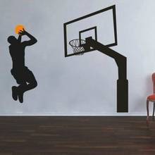Basketball Player Sticker Decal Sports Posters Home Decoration Vinyl Wall Decals Decor Mural Shoot Wall Car Decal 2024 - buy cheap