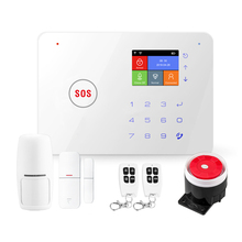 Alarma de seguridad Wifi casa sistema de alarma inalámbrica GSM inteligente sistema de alarma antirrobo casa Kit de contacto con la aplicación móvil de Control 2024 - compra barato