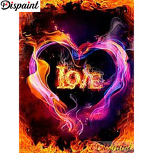 Dispaint Full Square/Round Drill 5D DIY Diamond Painting "Love heart landscape"3D Embroidery Cross Stitch Home Decor Gift A21331 2024 - buy cheap