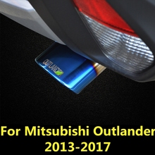 Silenciador de escapamento para carros mitsubishi outlander 2013-2017., ponta de silenciador, de aço inoxidável, revestimento cromado, garganta traseira modificada. 2024 - compre barato