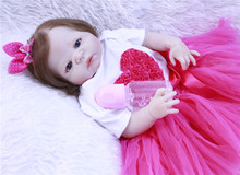 Кукла Bebe силиконовая, брэндовая Модная Кукла NPK 23 дюйма 57 см, игрушка для новорожденных девочек, шарнирная кукла, рождественский подарок 2024 - купить недорого