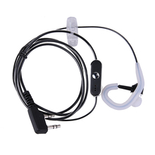 1.2m cable Bars Restaurants use Earphone 2 Pin Sports Earpiece Headset PTT MIC for BAOFENG KENWOOD Retevis HYT Radio 2024 - buy cheap