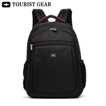 black bagpack men 2019 mochila swiss backpack Travel rugzak TOURIST GEAR 15.6 inch laptop business backpack men sac a dos homme 2024 - buy cheap