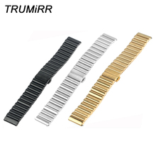 20mm 22mm Universal Stainless Steel Watchband with Quick Release Pin Upgraded Link Remover Band Bracelet Strap Black Gold Silver 2024 - buy cheap