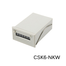 CSK6-NKW 6 digit Electromagnetic counter with manual lock, reset button DC 24V 12V AC 220V 110V 2024 - buy cheap