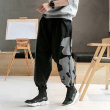Pantalones Harajuku de estilo chino 2019 para hombre Pantalones de chándal de algodón para hombre 2024 - compra barato