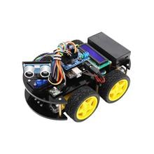 LAFVIN Smart Robot Car Kit with R3 board, Ultrasonic Sensor, Bluetooth Module for Arduino for UNO R3 with CD Tutorial 2024 - buy cheap