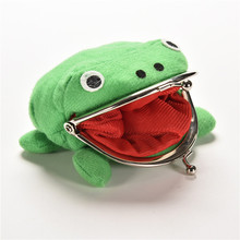 1PCS Hot Selling Frog Wallet Anime Cartoon Wallet Coin Purse Manga Flannel Wallet Cute Purse Coin Holder  2024 - buy cheap