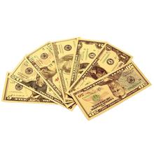 SOLEDI 1 2 5 10 20 50 100 доллар античное покрытие реалистичный сувенир 7 шт./компл. украшение для дома поддельные монеты 2024 - купить недорого