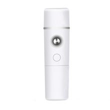 Umidificador facial mini branco reabastecer água moda rosto pulverizador beleza abs cuidados com a pele do corpo 2024 - compre barato