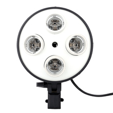 4 in 1 E27 Base Socket Adapter Photo Studio Light Lamp Bulb Holder Adapter for Photography Video Softbox 2024 - buy cheap