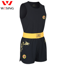 Shorts wesing dragon sanda mma, roupas de treino para artes marciais, muay thai, kickboxing, bermuda, roupas de treino 2024 - compre barato