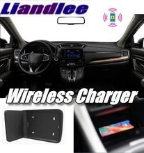 Liandlee Telefone Do Carro Sem Fio Charg er Compartimento de Armazenamento Braço Rápido qi Carregamento Para HONDA Para CR-V RW 2017 ~ 2019 2024 - compre barato