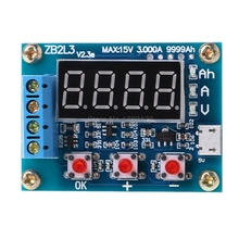 ZB2L3 Li-ion Lithium Lead-acid Battery Capacity Meter Discharge Tester Analyzer June 05 Wholesale&DropShip 2024 - buy cheap