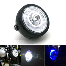 Faro delantero LED modificado para motocicleta, faro antiniebla auxiliar, foco Universal para motocicleta, faro superbrillante 2024 - compra barato