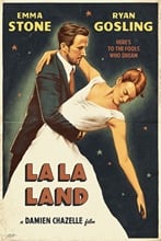 LA LAND фильм Шелковый плакат настенная живопись 24x36inch 2024 - купить недорого