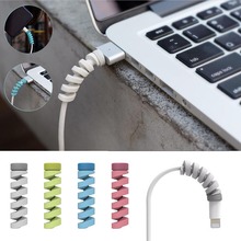 New 4Pcs Cable Winder Biter Protector Saver Cover USB Charger Cables Holder Cord Accessories DOM668 2024 - buy cheap