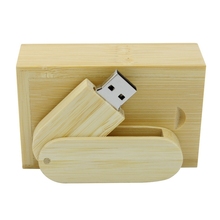 Swivel Wooden USB Flash Drive 16GB 64GB 128GB 256GB 512GB Usb 32GB Memory Pen Drive Thumb Drive 2.0 Stick Creativo Bamboo Gift 2024 - buy cheap