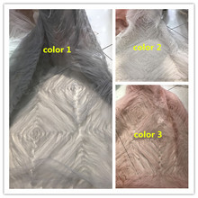 5 ярдов вышитая сетчатая кружевная ткань для платья невесты французская кружевная ткань L-63423 африканская фатиновая кружевная ткань 2024 - купить недорого
