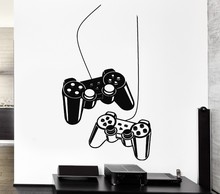 YOYOYU-pegatina de pared de Joystick para Gamer, calcomanía de vinilo, Mural artístico, póster, decoración del hogar, dormitorio, sala de juegos, Y-209 2024 - compra barato