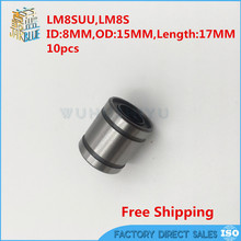 10pcs Free shipping LM8SUU 8mm Linear Bushing CNC Linear Bearings 2024 - buy cheap