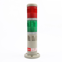 DC 12 V/24 V AC 110V 220V Промышленный сигнальный башенный фонарь вспышка Предупреждение Стек свет LED модель нормальный красный зеленый с зуммером 2024 - купить недорого