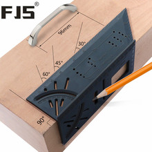 Квадратная деревообрабатывающая линейка 0-170 мм, АБС-пластик, линейка, чернильный кран 45, 90 градусов, маркировочный манометр, угловые измерительные инструменты 2024 - купить недорого