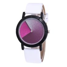 2018 Hot Sale Women Watches Fashion Lover's Gradient Color Watch Leather Band Quartz WristWatches Clock relogio feminino reloj 2024 - buy cheap