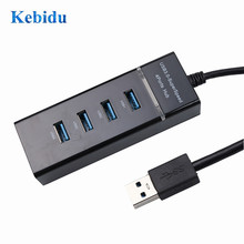 KEBIDU Hi-Speed 4 Port USB 3.0 Multi HUB Splitter Expansion For Desktop PC Laptop Adapter USB HUB 4 ports High Speed HUBs 2024 - buy cheap