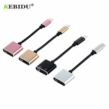 USB C Audio Cable Charger 2 in 1 Type C to 3.5 mm Jack Aux Earphone Adapter For Letv2Pro Max2 Xiaomi USB C 3.5mm converter 2024 - buy cheap