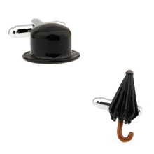 Magic Umbrella Hat Cufflink Cuff Link 2 Pairs Free Shipping Promotion 2024 - buy cheap