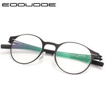 High-Quality IC Unique Design Brand glasses Frame men and women Ultra-Light Ultra-Thin Eyeglasses Frames Prescription glasses 2024 - buy cheap
