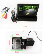 Cámara de visión trasera de coche de Color para Jeep Wrangler 2012-2013, con Monitor TFT LCD plegable de 4,3 pulgadas 2024 - compra barato