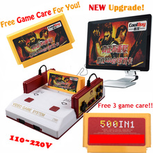 Cool Baby D99 TV game player Video Game Console Red and white classic game + 2 Free Game Card as a good gift 2024 - buy cheap