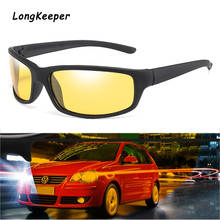 LongKeeper Sunglasses Polarized Men Driving Glasses Square Women Night Vision Sunglasses Anti-glare UV400 Goggles Oculos de sol 2024 - buy cheap