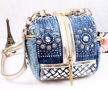 designer rhinestone bags luxury women handbags delicate diamond women messenger bag travel bags tassel 2024 - buy cheap