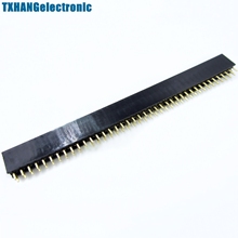 50pcs  2.54mm 2* 40 Pin Female Double Row Pin Header Strip 2024 - buy cheap