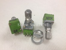 [BEALL]ALPHA Taiwan RK09 Type Potentiometer shaft length 15MM double B5K B10K B20k B50K B100K--10pcs/lot 2024 - buy cheap