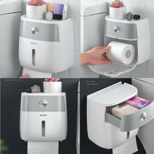 Водонепроницаемый настенный держатель для туалетной бумаги, полотенце для бумажные салфетки для ванной, коробка для ванной, стойка для туалетной бумаги, настенная, горячая распродажа 2024 - купить недорого