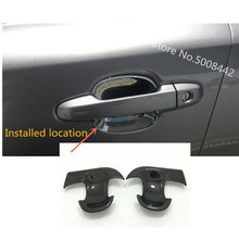 For Toyota C-HR CHR 2017 2018 2019 2020 2021 Car Cover Frame Panel Lamp Trim Carbon Fiber Door Handle Bowl 2pcs 2024 - buy cheap