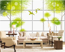 Beibehang-papel tapiz personalizado, fondo decorativo para el hogar, Mural abstracto de árbol 3D, paquete suave, TV, sofá, Fondo de pared, papel tapiz 3d 2024 - compra barato