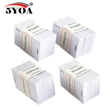 100pcs 5YOA EM4100 Badge 125khz ID Keyfob RFID llaveros llavero Porta Chave Card Thick Proximity 2024 - buy cheap