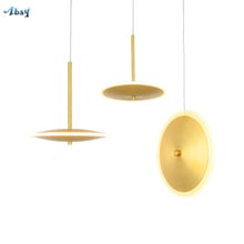 Luces colgantes de oro de lujo para restaurante, dormitorio, sala de estar, Bar, mesa, lámparas colgantes modernas de estudio, accesorios de decoración 2024 - compra barato