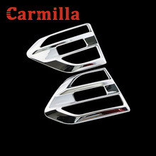 Carmilla Car Door Warning Signal Turning Light Frame ABS Chrome Sticker for Ford Everest Endeavour Raider 2016 2017 2018 2024 - buy cheap