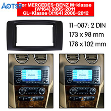 2 din Fascia stereo Fitting installation adapter fascia For BENZ M-Klasse(W164) 2005-2011 GL-Klasse (X164)2006-2012 frame Trim 2024 - buy cheap