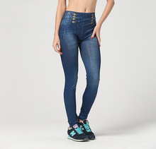 Новое поступление, джинсы, привлекательные леггинсы, сексуальные обтягивающие джеггинсы, Стрейчевые штаны, брюки, горячая Распродажа 2024 - купить недорого
