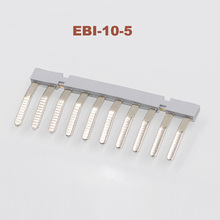 10/30/50pcs Side Plug-in Connector center short circuit connection strip EBI-10-5 Din Rail Terminal block bornier UK3N fittings 2024 - buy cheap
