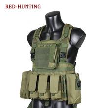 Tactical Combat Molle RRV Chest Vest Rig Paintball Harness Airsoft Vest W/ Triple Magazin Pouch EDC Pack 2024 - buy cheap