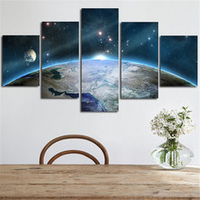 Full Square/Round Drill 5D DIY Diamond Painting"5 piece Sunrise The Earths/ Milky Way"Embroidery Cross Stitch 5D Home Decor Gift 2024 - buy cheap